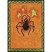 Toland Home Garden Harvest Spider 28 x 40 inch House Flag, Polyester in Orange | 40 H x 28 W in | Wayfair 101224