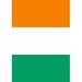 Toland Home Garden Flag of Cote d'Ivoire Polyester 18 x 12.5 in. Garden Flag in Green/Orange | 18 H x 12.5 W in | Wayfair 1110602