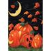 Toland Home Garden Scary Night Polyester 18 x 12.5 inch Garden Flag in Black/Red | 18 H x 12.5 W in | Wayfair 112520