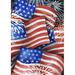Toland Home Garden Sparkling Old Glory 28 x 40 inch House Flag, Polyester in Blue/Gray/Red | 40 H x 28 W in | Wayfair 102583