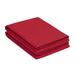 Winston Porter Callicoon Standard Pillowcase Flannel/Cotton in Red | King | Wayfair CHMB1377 39731690