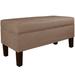 Wayfair Custom Upholstery™ Flip Top Storage Bench Linen/Solid + Manufactured Wood/Polyester/Wood/Upholstered/Cotton/Velvet | 20 H x 39 W x 19 D in