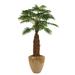 Distinctive Designs Fan Palm Tree in Pot Polysilk in Brown | 96 H x 45 W x 45 D in | Wayfair T763-8-G19LLE