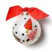 Coton Colors Triangle Trees Glass Ball Ornaments Glass in Red/White | 3.94 H x 3.94 W x 3.94 D in | Wayfair CHMAS-TRITREE