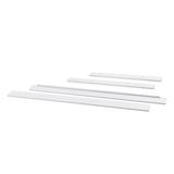 Carter's® Dakota Full Bed Rails in White | 4.7 H x 74.5 W x 1.7 D in | Wayfair M14989W