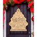 The Holiday Aisle® Up-Up & Away DIY Wooden Door Hanger Accessory Wood in Brown | 12 H x 9 W x 1 D in | Wayfair BB2D4372DD7245C1ACE240152A864B18