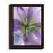 Red Barrel Studio® 'Pansy I' Framed Painting Print on Wrapped Canvas in Black/Green/Indigo | 41.75 H x 31.75 W x 1 D in | Wayfair