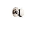 Grandeur Circulaire Rosette Passage w/ Fifth Avenue Door Knob Brass in Gray | 2.7 H x 2.7 W in | Wayfair 809774