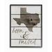 Gracie Oaks 'Born & Raised Texas' - Textual Art Print, Wood | 14 H x 11 W in | Wayfair GRKS6916 41616042