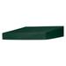 IDM Worldwide 6 ft. W x 4 ft. D Slope Door Awning Wood in Green | 21 H x 72 W x 50 D in | Wayfair 3020931