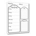 Day by Day Wall Mounted Dry Erase Board Metal in White Laurel Foundry Modern Farmhouse® | 40 H x 30 W x 0.75 D in | Wayfair