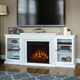 Real Flame Frederick 72" TV Stand w/ Fireplace Wood in White | 30 H in | Wayfair 7740E-W