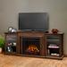 Real Flame Frederick 72" TV Stand w/ Fireplace Wood in White | 30 H in | Wayfair 7740E-W