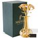 Matashi Crystal Plated Flowers Bouquet & Vase Sculpture w/ Crystals Metal in Pink/Yellow | 5 H x 1.5 W x 2 D in | Wayfair MTFL3041GPK