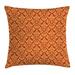 Ambesonne Antique Royal Victorian Damask Square Pillow Cover Polyester | 20 H x 20 W x 2 D in | Wayfair min_34017_20x20