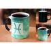 Hokku Designs Attis Birthday Zodiac Sign (Pisces) Morphing Mugs Heat-Changing Drinkware Ceramic in Brown/Green | 4.75 H in | Wayfair