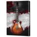 Menaul Fine Art 'Jazz Guitar' by Scott J. Menaul Graphic Art on Wrapped Canvas in Black | 45 H x 30 W x 1.5 D in | Wayfair 724131672553men-616-V