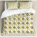 Ambesonne Geometric Retro Home Inspired Rounds Squares Image Duvet Cover Set Microfiber in Gray/Yellow | King | Wayfair nev_34699_king