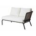 OASIQ Yland 52.94" Long Single Chaise w/ Cushions Metal in Brown | 27.13 H x 31.44 W x 52.94 D in | Outdoor Furniture | Wayfair 4001065501134-CN