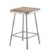 National Public Seating 6300 Series Hardboard Adjustable Industrial/Shop Stool Manufactured Wood/Metal in Brown | 39 H x 16 W x 16 D in | Wayfair