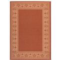 Orange 42 x 23 x 0.25 in Indoor/Outdoor Area Rug - Plow & Hearth Veranda Flatweave Terra Cotta Indoor/Outdoor Area Rug | Wayfair 53C7A TC