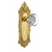 Nostalgic Warehouse Victorian Plate w/ Decorative Keyhole & Waldorf Door Knob Brass in Yellow | 8.25 H x 2.88 W in | Wayfair 713121