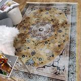 Yellow 63 x 0.25 in Area Rug - World Menagerie Covin Oriental Area Rug Chenille | 63 W x 0.25 D in | Wayfair C7AF1BE38A7E42E8AC7DEE6D96F90642