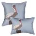 Highland Dunes Rene Pelican Cotton Lumbar Pillow Polyester/Polyfill/Cotton | 12 H x 16 W x 4 D in | Wayfair 1843A23C2EE94B1AA20CB09FDADC8ACE