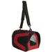 Tucker Murphy Pet™ Holgate Zippe Sporty Mesh Pet Carrier Polyester in Red | 10.5 H x 8.5 W x 13 D in | Wayfair 4FDA92C9FEFB4A4A83C3841F0E1FADB5