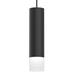 SONNEMAN Alc 1 - Light Single Cylinder LED Pendant Glass in Black | 18 H x 3 W x 3 D in | Wayfair 3058.25-FK25