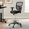 Articulate Drafting Chair by Modway Upholstered/Mesh, Solid Wood | 42 H x 27.5 W x 27.5 D in | Wayfair EEI-2289-BLK