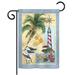 Breeze Decor Lighthouse Letters Coastal 2-Sided Polyester Garden Flag Metal in Brown/Green | 40 H x 28 W in | Wayfair BD-NA-H-107052-IP-BO-DS02-US