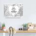 The Holiday Aisle® You Mean the World to Me - Wrapped Canvas Graphic Art Print Canvas in Gray/White | 16 H x 20 W x 0.75 D in | Wayfair