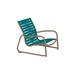 Tropitone Millennia EZ Span™ Ribbon Segment Patio Chair in Gray/Brown | 26 H x 26.5 W x 29 D in | Wayfair 9513RB_MOA_JDE