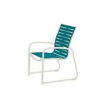 Tropitone Millennia EZ Span™ Stacking Patio Dining Chair in White | 35 H x 26.5 W x 26 D in | Wayfair 9525RB_PMT_JDE