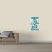 Winston Porter Family Where Life Begins Wall Decal Vinyl in Blue | 36 H x 21 W in | Wayfair 709FC8B7734A4CAFB97DCAF0CA6739E8