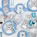 The Holiday Aisle® Mchugh Bear 1st Birthday Paper/Plastic Party Supplies Kit in Blue/Gray | Wayfair CCED4E39867744C3840A6485A2FC9C15