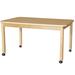 Wood Designs High Pressure Laminate Rectangular Activity Table Laminate/Wood in Brown/White | 29 H in | Wayfair HPL366029C6