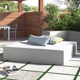 La-Fete Outdoor Patio Daybed in Gray | 8 W in | Wayfair PLAY PAD-8-Taupe Weave