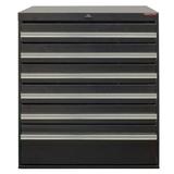 WFX Utility™ 23.5" W 6 Drawer Middle Chest Steel in Black/Gray, Size 26.0 H x 23.5 W x 22.0 D in | Wayfair 47F831AA8D9A4E82B819089DC6A06E9A