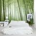 Wallums Wall Decor Bamboo Forest 8' x 144" 3 Piece Wall Mural Fabric in Green | 144 W in | Wayfair 157680603-144x96