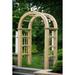 YardCraft 59.75" W x 36.25" D Wood Arbor Wood in Brown | 98 H x 59.75 W x 36.25 D in | Wayfair MVA-S