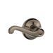 Schlage Flair Lever Non-Turning Lock in Gray | 4.4 H x 5.7 W x 3.1 D in | Wayfair F170FLA620LH