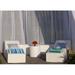 La-Fete Pool 5 Piece Seating Group Plastic in Gray | 18 H x 24 W x 72 D in | Outdoor Furniture | Wayfair POOL-Silver Pixel