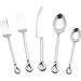 Darby Home Co Agostini 5 Piece Flatware Set, Service for 1 Stainless Steel in Gray | Wayfair 6AE187F92B01498093F9508A2CB8216C