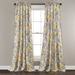 Dolores Room Darkening Window Curtain Yellow Set 52x84+2 - Half Moon 16T001363