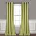 Lush Décor Insulated Grommet Blackout Curtain Panels Sage Pair Set 52x95 - Lush Decor 16T002540