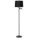 360 Lighting 60 1/2" Black Drum Bronze Swing Arm Floor Lamp