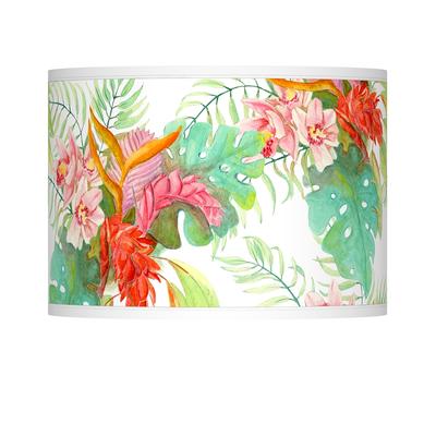 Island Floral Giclee Lamp Shade 13.5x13.5x10 (Spider)