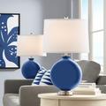 Monaco Blue Carrie Table Lamp Set of 2